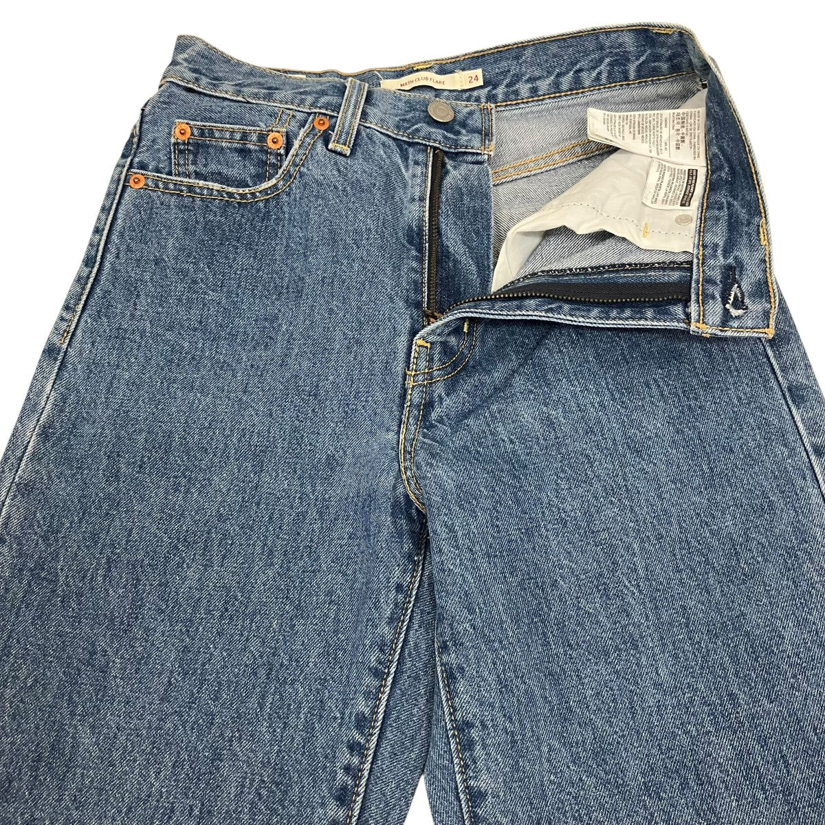 LEVI’S MATH CLUB FLAREフレアデニムPC9-A0944-0005 古着・中古-3枚目のアイテム画像