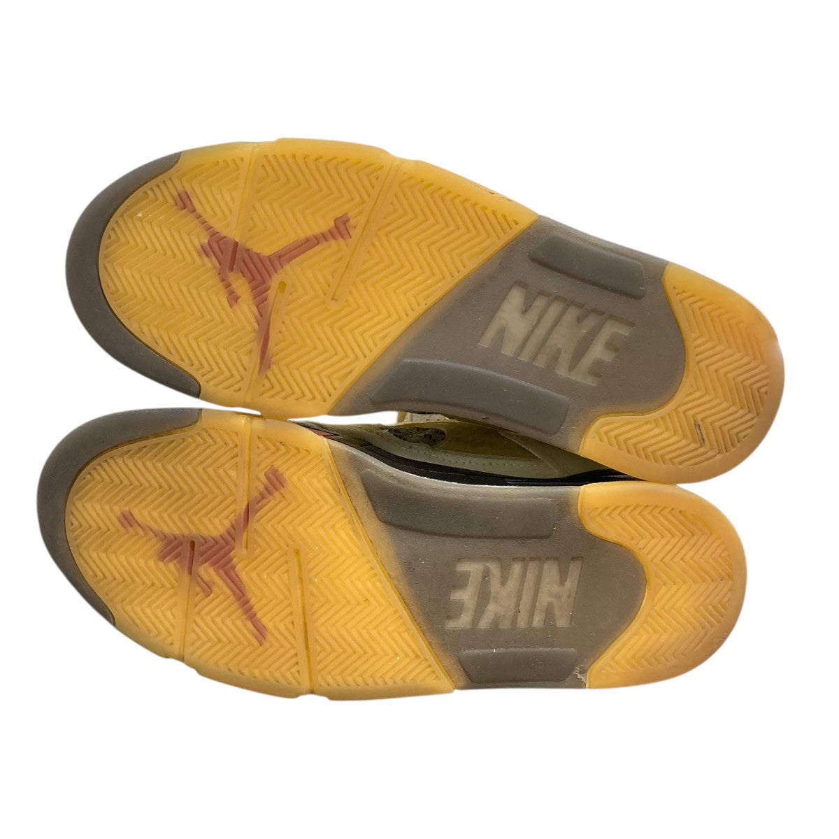 NIKE×OFFWHITE Air Jordan 5 Sailエアジョーダン5 ハイカットスニーカーDH8565-100 古着・中古-3枚目のアイテム画像