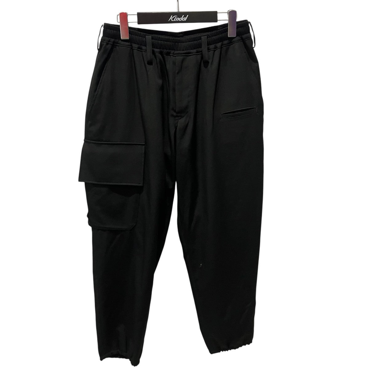 Yohji Yamamoto pour homme 25AWREGULATION GABARDINE RIB FLAP POCKET PANTSイージーパンツHL-P02-140 古着・中古-1枚目のアイテム画像