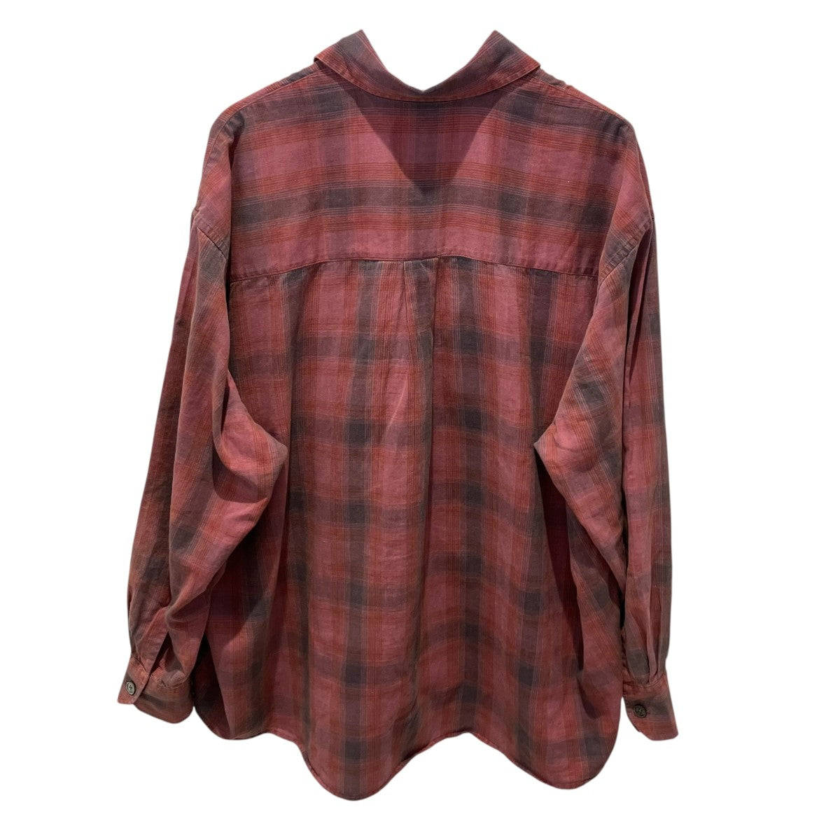OUR LEGACY BORROWED SHIRT Idaho Flannel Check長袖シャツM4252BIDC 古着・中古-2枚目のアイテム画像