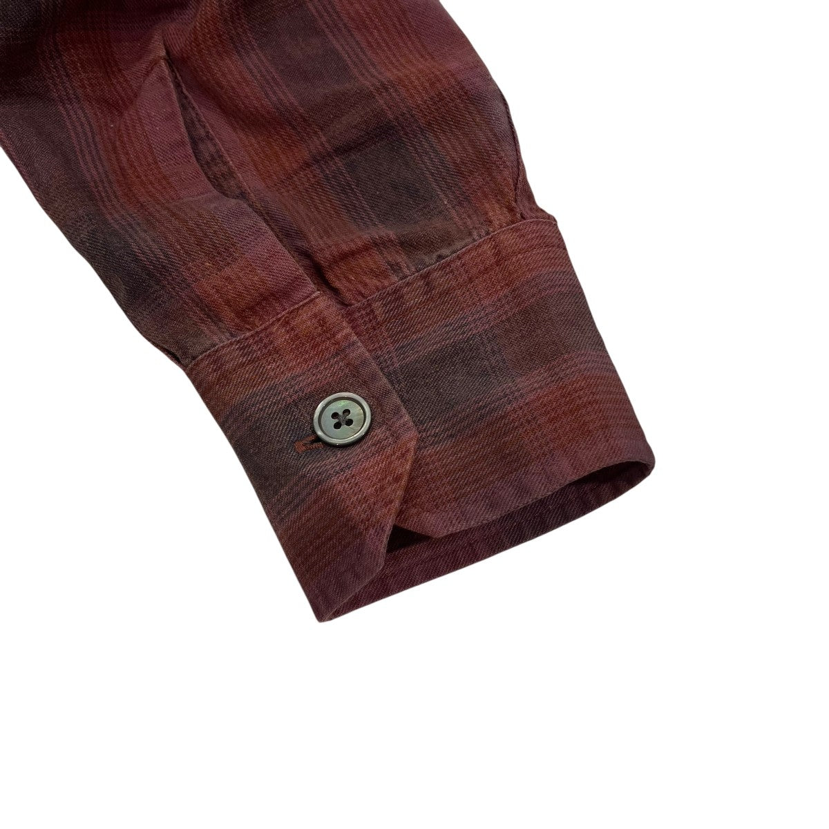 OUR LEGACY BORROWED SHIRT Idaho Flannel Check長袖シャツM4252BIDC 古着・中古-4枚目のアイテム画像