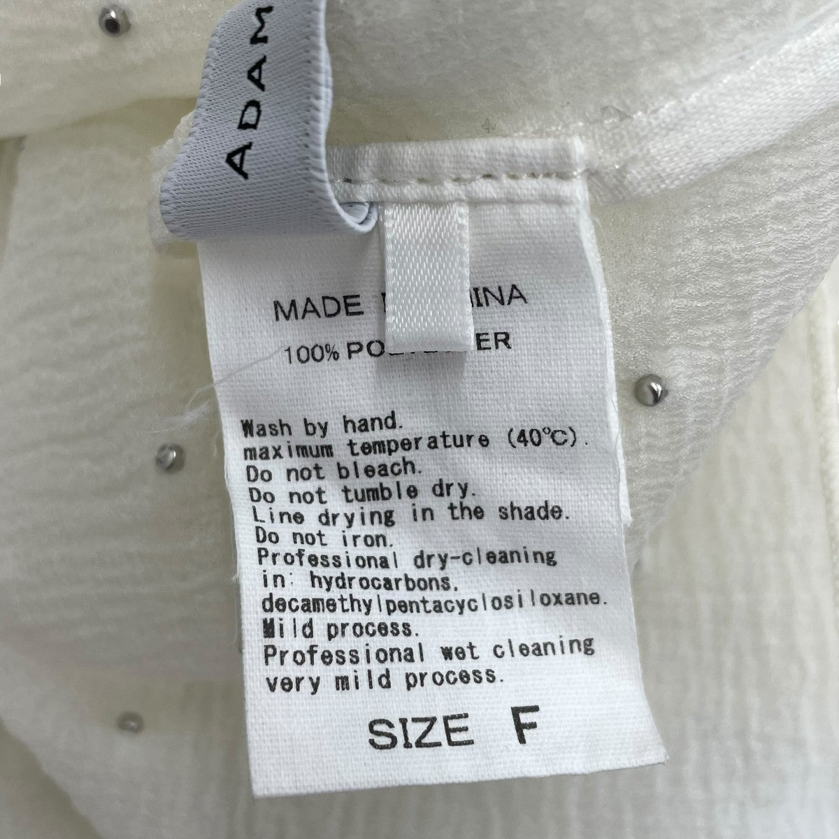 Adam et Rope 25SSシアーパールワンピースGAE-05120-A 古着・中古-6枚目のアイテム画像