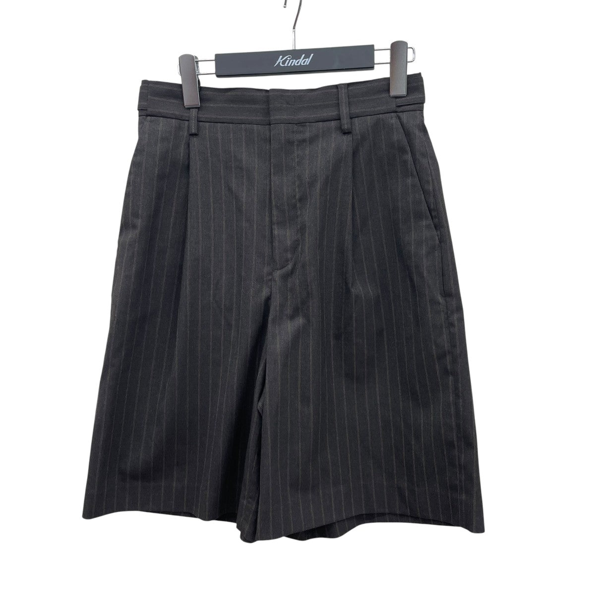Adam et Rope FEMME 25AWソリッド＆ストライプショートパンツGAS-25040-B 古着・中古-1枚目のアイテム画像