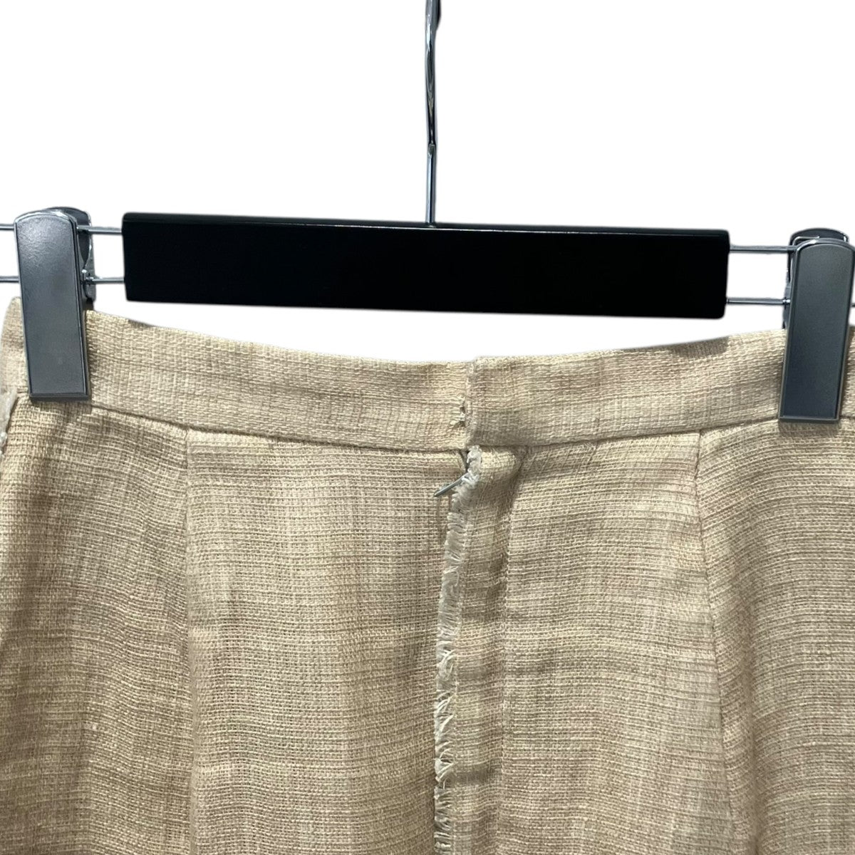 AURALEE(オーラリー) LINEN DOUBLE FACE FRINGE SKIRTロングスカート