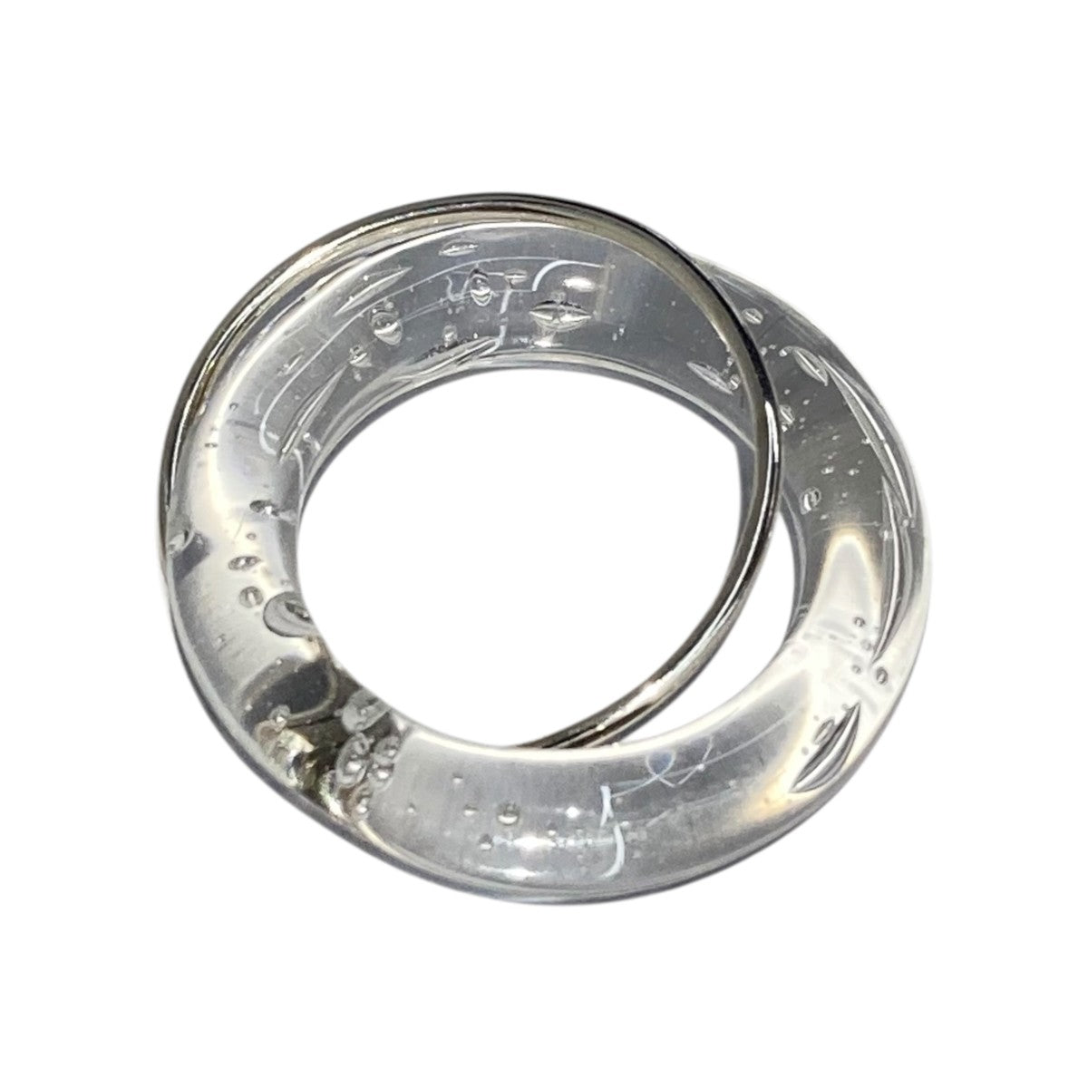 so objects Glass ring CLEAR Stillガラスリング 古着・中古-1枚目のアイテム画像