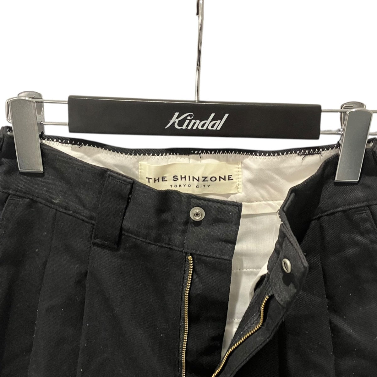 THE SHINZONE 20AMSPA64 TOMBOY PANTSタックパンツ 古着・中古-3枚目のアイテム画像