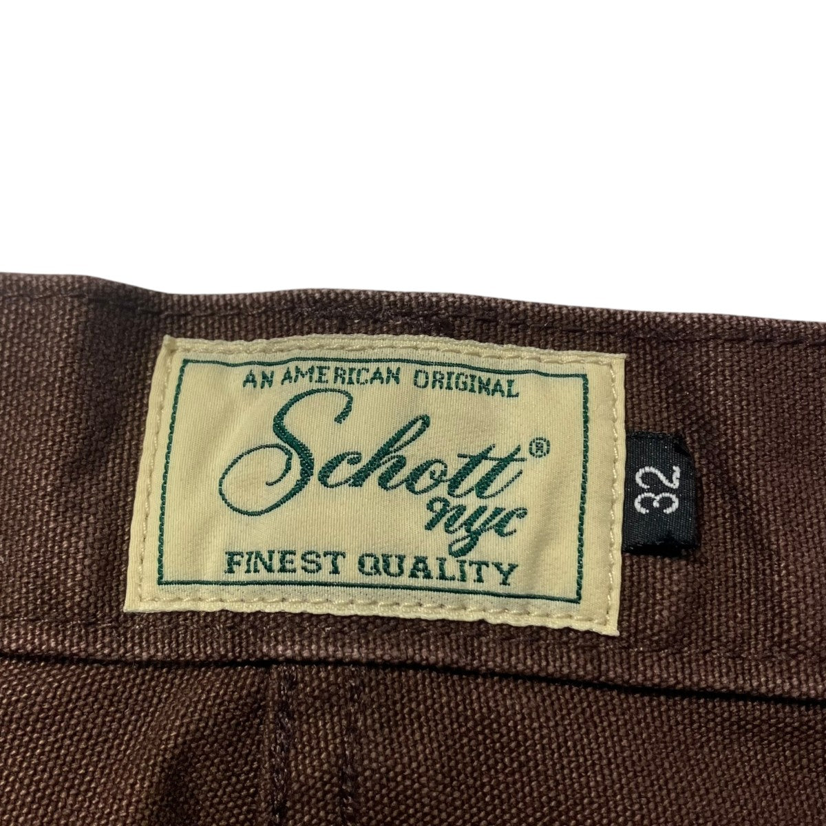 Schott DUCK DOUBLE KNEE PANTS782-5210013パンツ 古着・中古-6枚目のアイテム画像