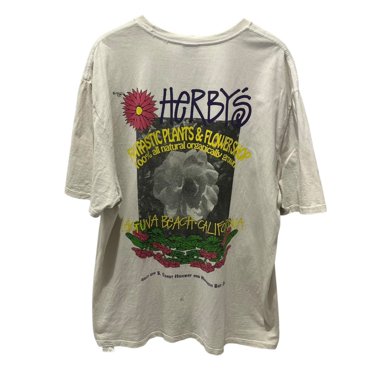 stussy Herbys Dyed Tee半袖Tシャツ 古着・中古-2枚目のアイテム画像