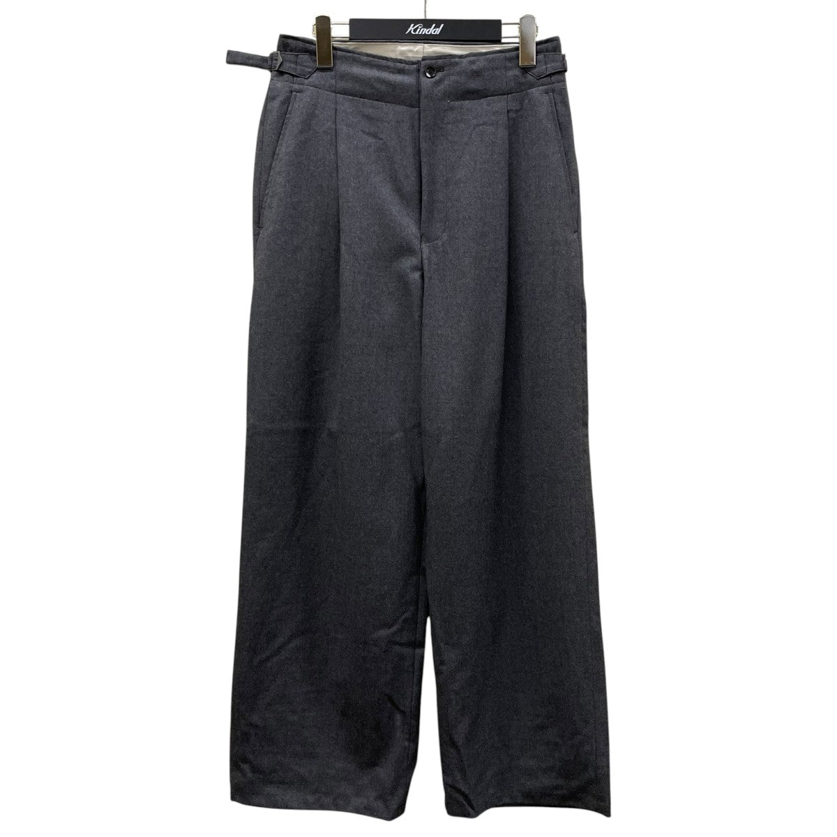 24AWDANISH ARMY TROUSERS デニッシュ アーミートラウザーズサイドアジャスター付 ワイドパンツ スラックスm24d06pt01c