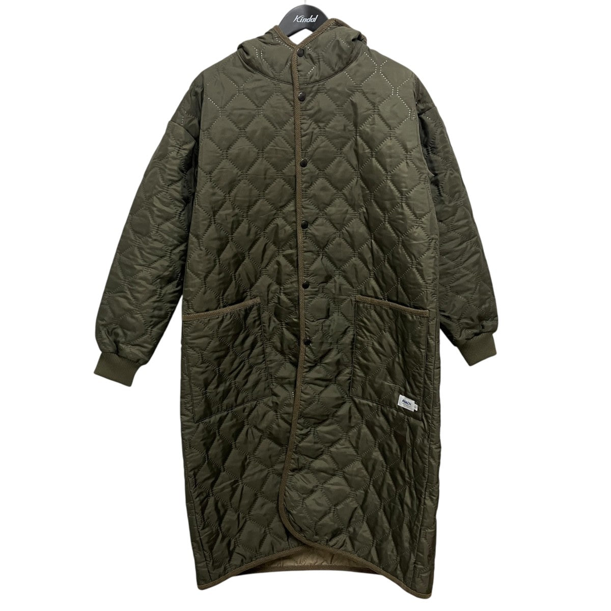 ARMEN ヒートキルトフーデッドコート 古着・中古-1枚目のアイテム画像