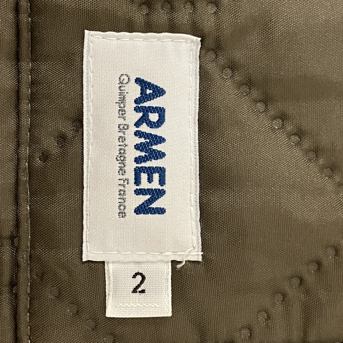 ARMEN ヒートキルトフーデッドコート 古着・中古-6枚目のアイテム画像