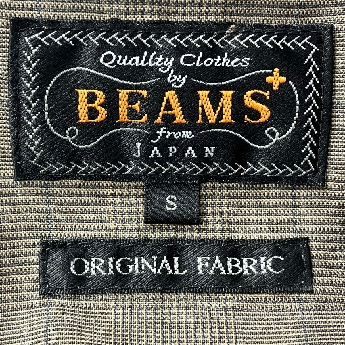 BEAMS PLUS ウールチェック 4ボタン カフス ジャケットテーラードジャケット11-16-1752-791 古着・中古-5枚目のアイテム画像