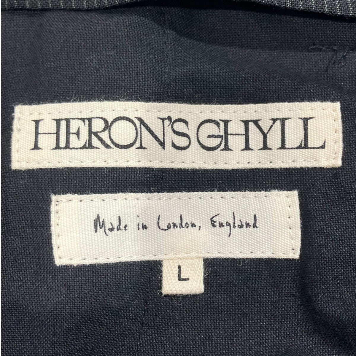 HERON’S GHYLL GHYLL Pleated Trousersスラックス 古着・中古-6枚目のアイテム画像