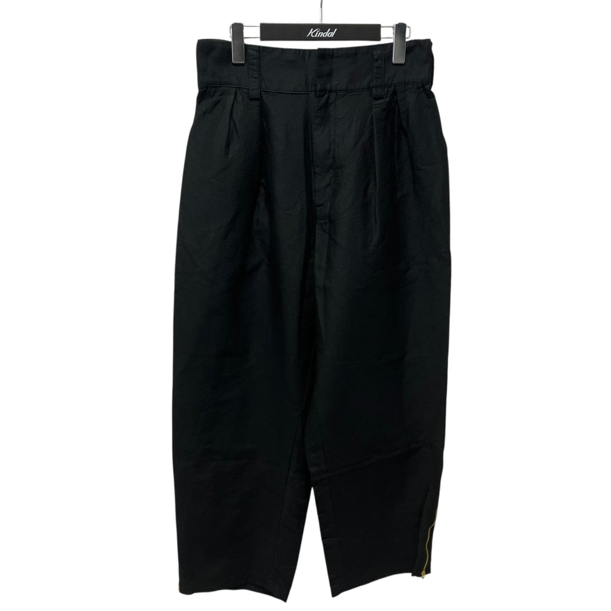 barbell object Zipper ptタックパンツBO-05P05 古着・中古-1枚目のアイテム画像