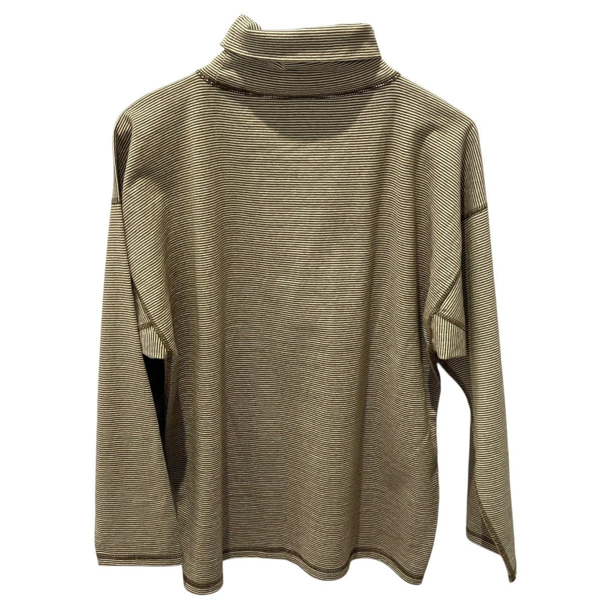 Olde Homesteader ハイネックボーダーカットソーハイネックカットソー 古着・中古-2枚目のアイテム画像