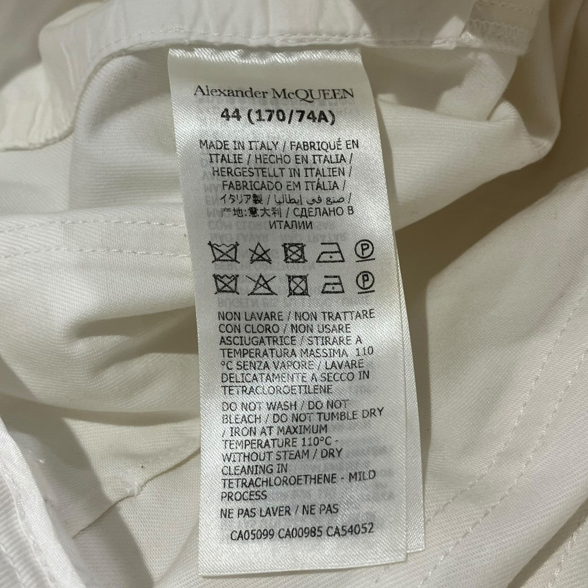 ALEXANDER McQUEEN ペインターパンツ678024 古着・中古-6枚目のアイテム画像