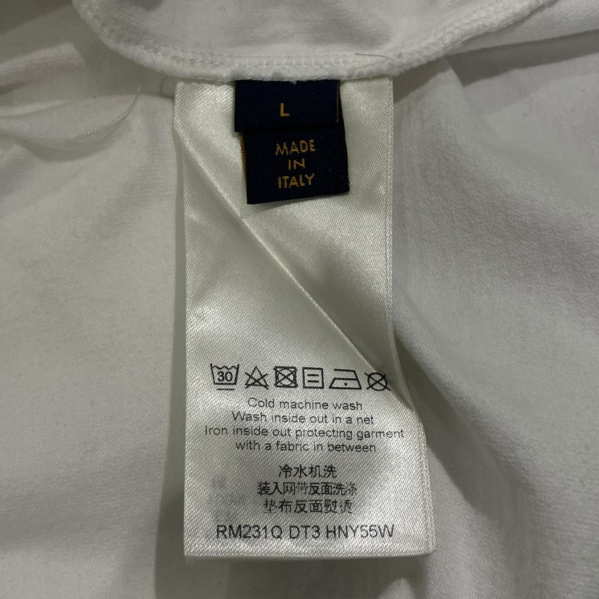 LOUIS VUITTON(ルイヴィトン) ロゴエンボスTシャツTシャツRM231Q DT3