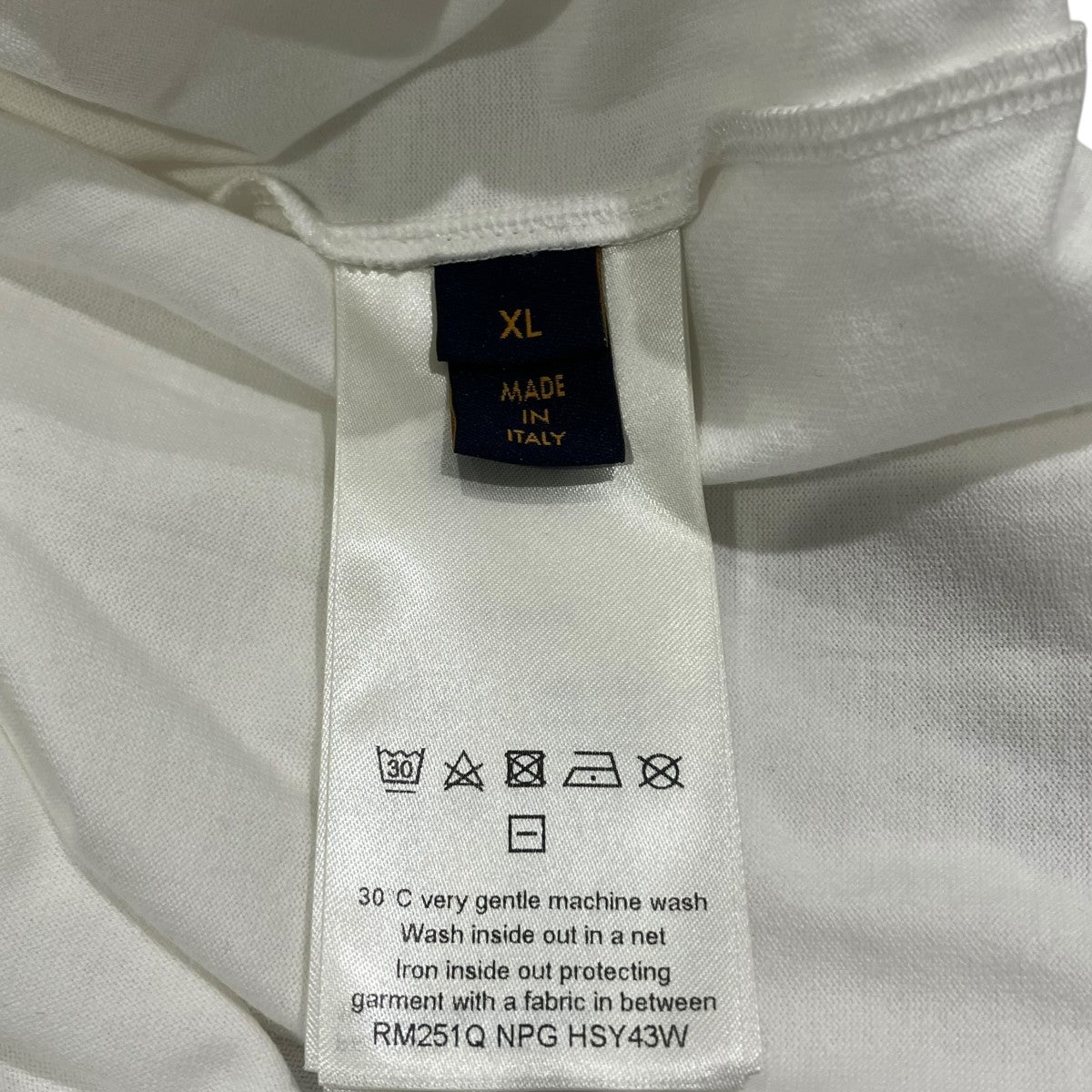 LOUIS VUITTON 25SSエンボスLVロングスリーブ長袖カットソー長袖TシャツRM251Q NPG HSY43W 古着・中古-5枚目のアイテム画像