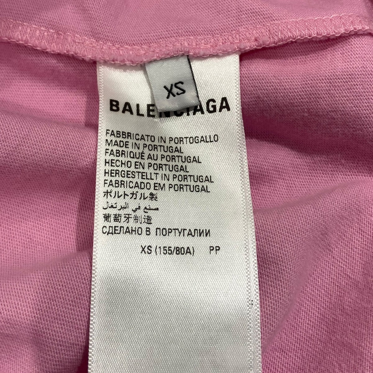 BALENCIAGA ロゴ刺繍Tシャツ612965 古着・中古-5枚目のアイテム画像