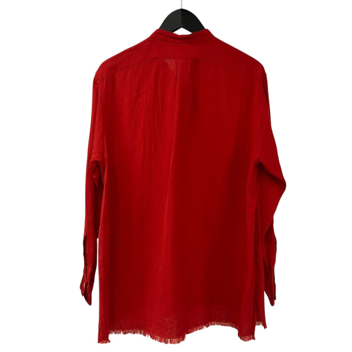 MAATEE＆SONS MT5103-0605 FRINGE SHIRTSバンドカラーシャツ 古着・中古-2枚目のアイテム画像