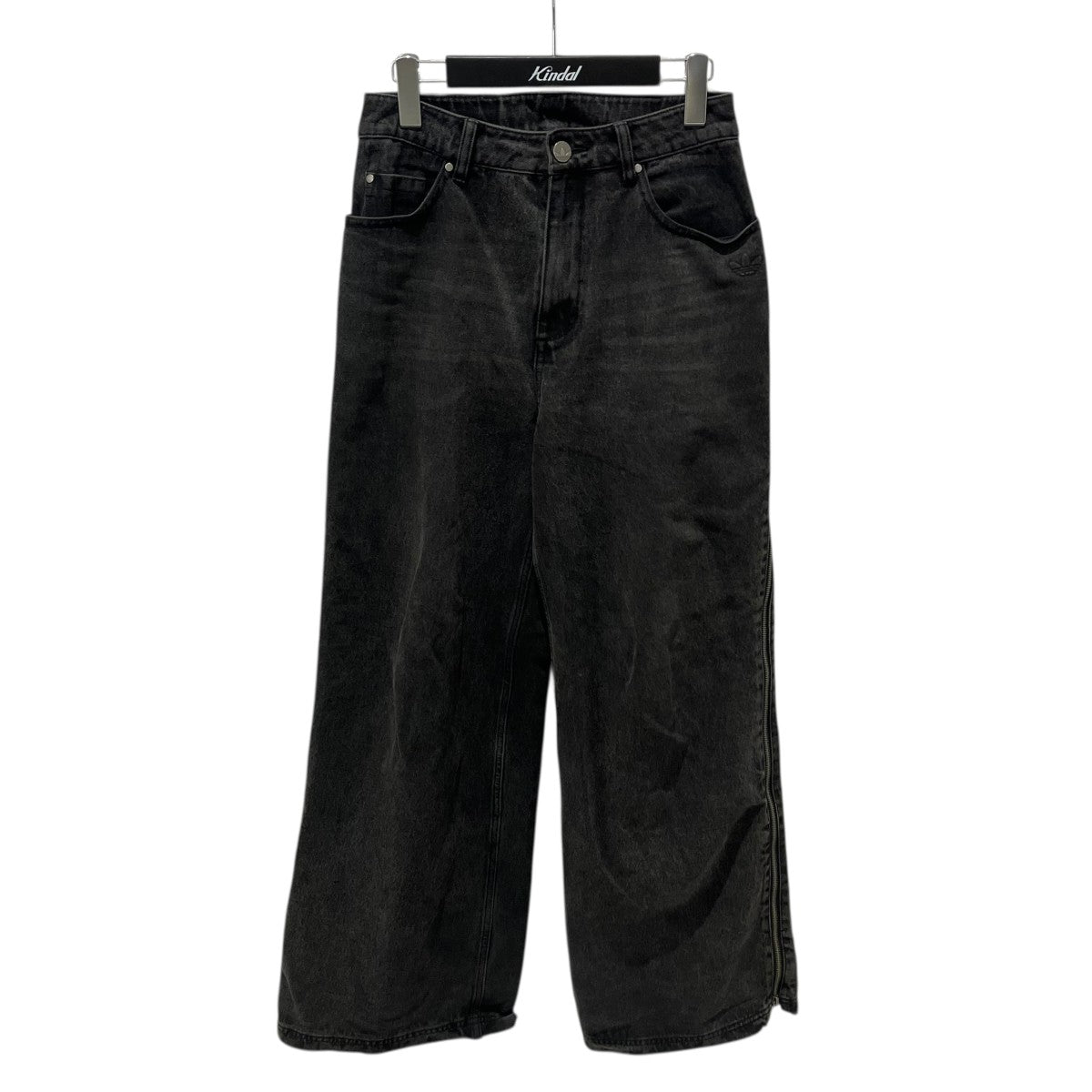 adidas Adilenium シーズン 3 ジップ ウォッシュド デニムパンツデニムパンツJX9211 古着・中古-1枚目のアイテム画像