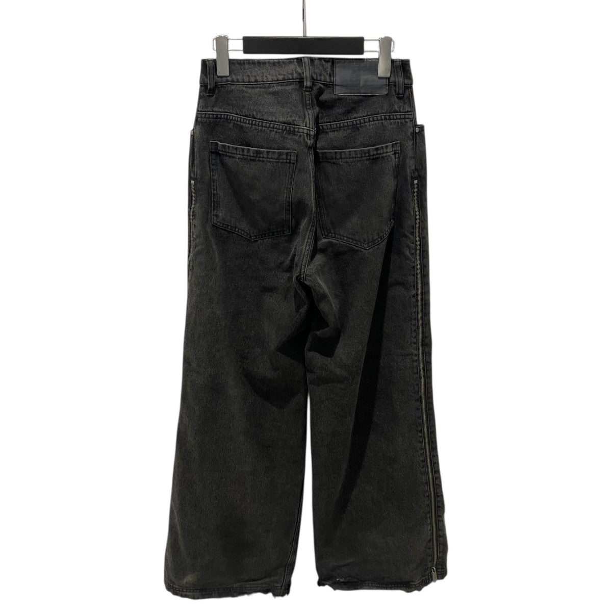 adidas Adilenium シーズン 3 ジップ ウォッシュド デニムパンツデニムパンツJX9211 古着・中古-2枚目のアイテム画像
