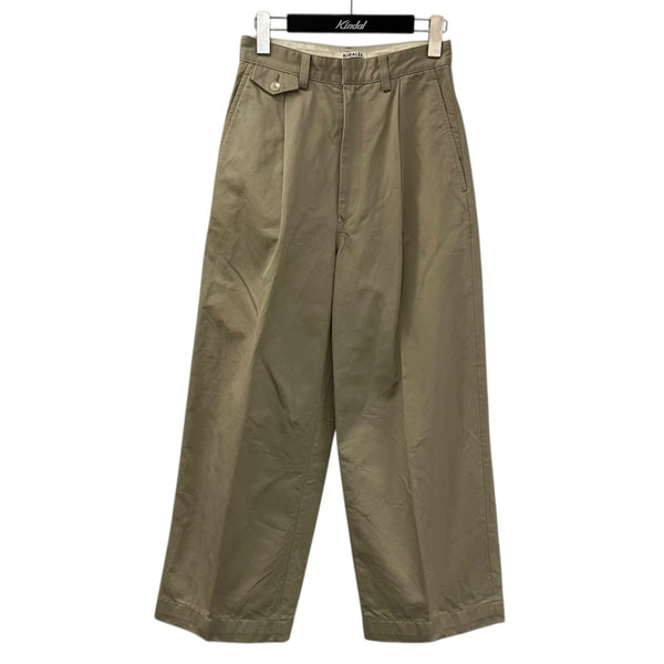 AURALEE(オーラリー) A25SP05FC WASHED FINX CHINO ONE-TUCK PANTS