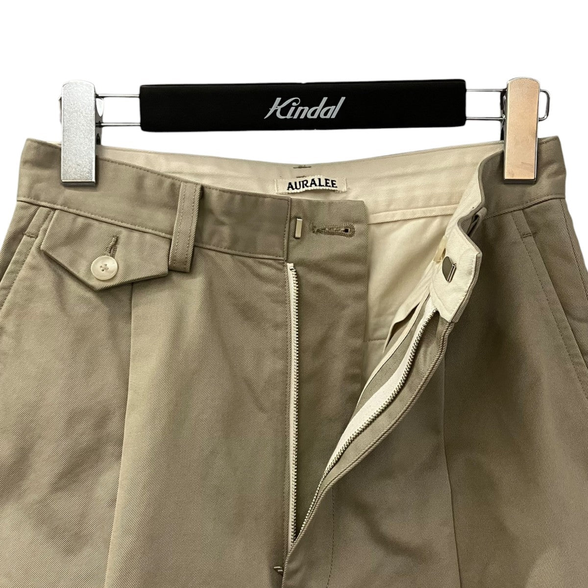 AURALEE(オーラリー) A25SP05FC WASHED FINX CHINO ONE-TUCK PANTS