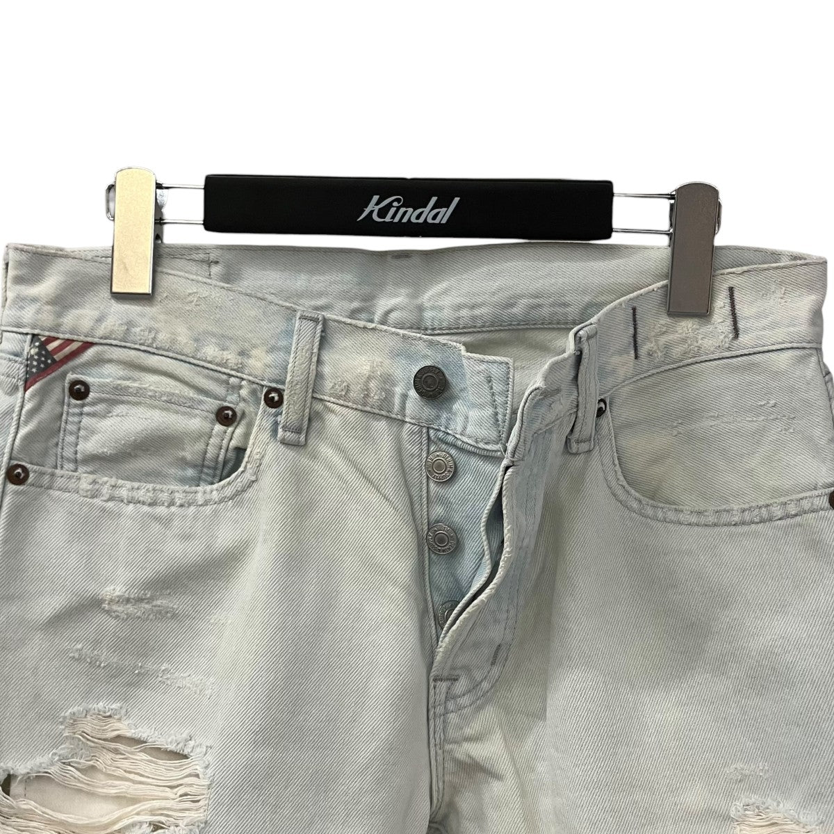 DENIM ＆ SUPPLY RALPH LAUREN 788596073008 クラッシュ加工 SLIMデニムパンツ 古着・中古-3枚目のアイテム画像