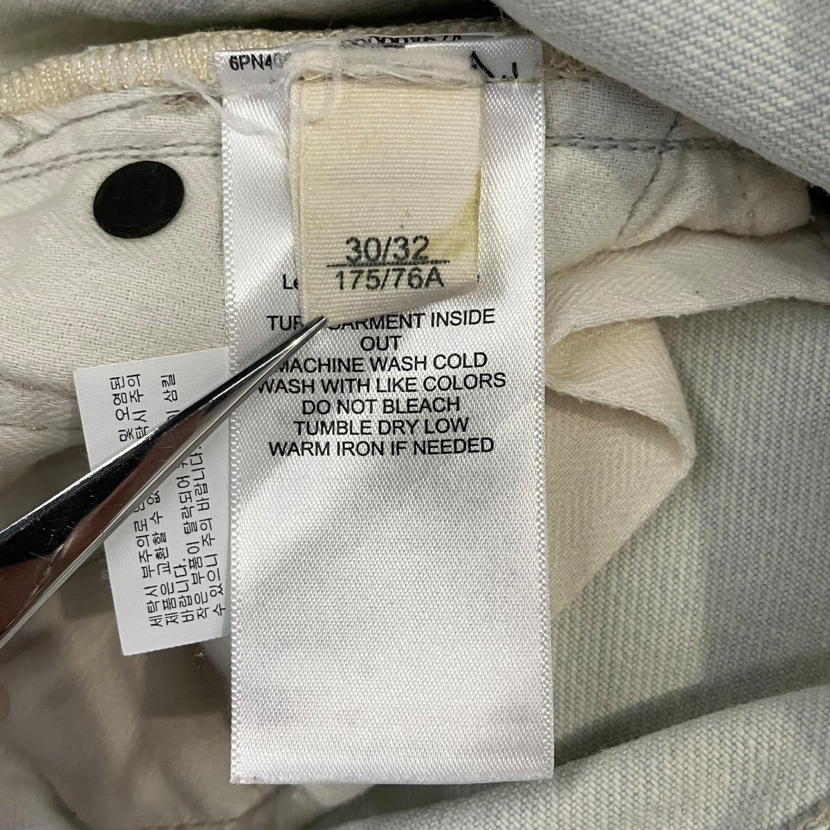 DENIM ＆ SUPPLY RALPH LAUREN 788596073008 クラッシュ加工 SLIMデニムパンツ 古着・中古-6枚目のアイテム画像