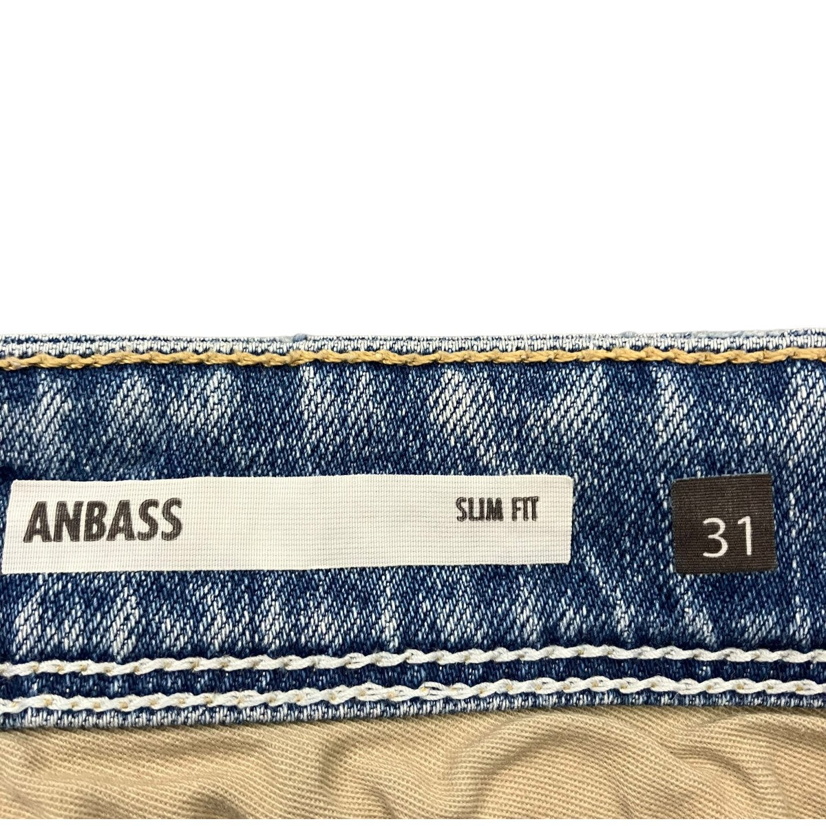 REPLAY ANBASS USEDリペア加工デニムパンツ 古着・中古-6枚目のアイテム画像