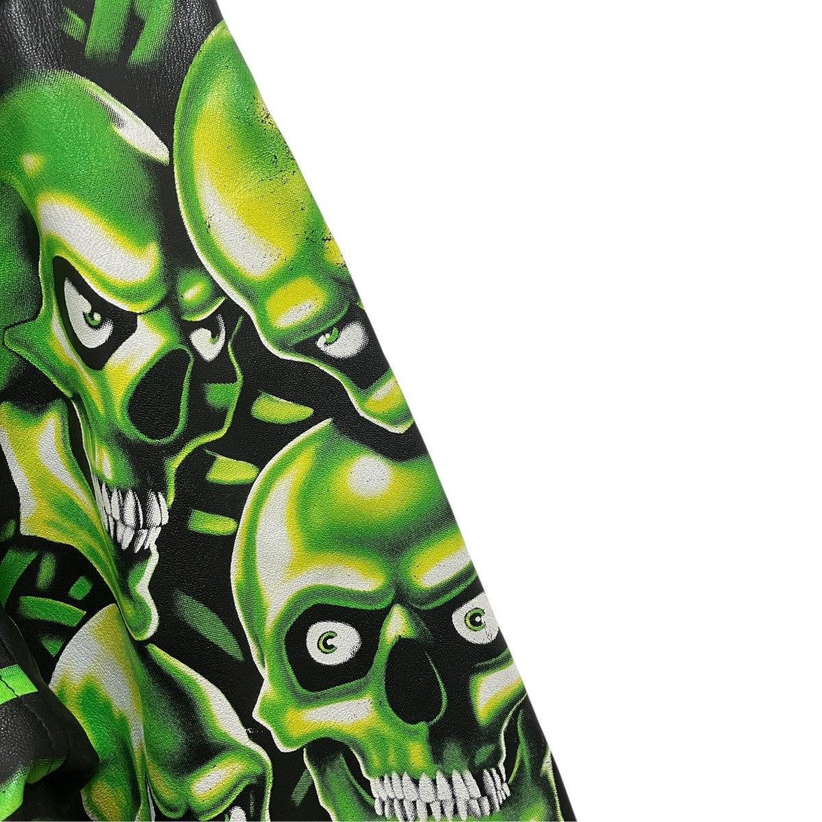 Supreme 18SSSKULL PILE LEATHER BOMBER JACKETレザージャケット 古着・中古-7枚目のアイテム画像