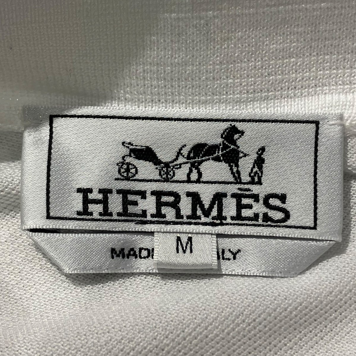 HERMES コットンポロシャツ半袖ポロシャツ 古着・中古-5枚目のアイテム画像