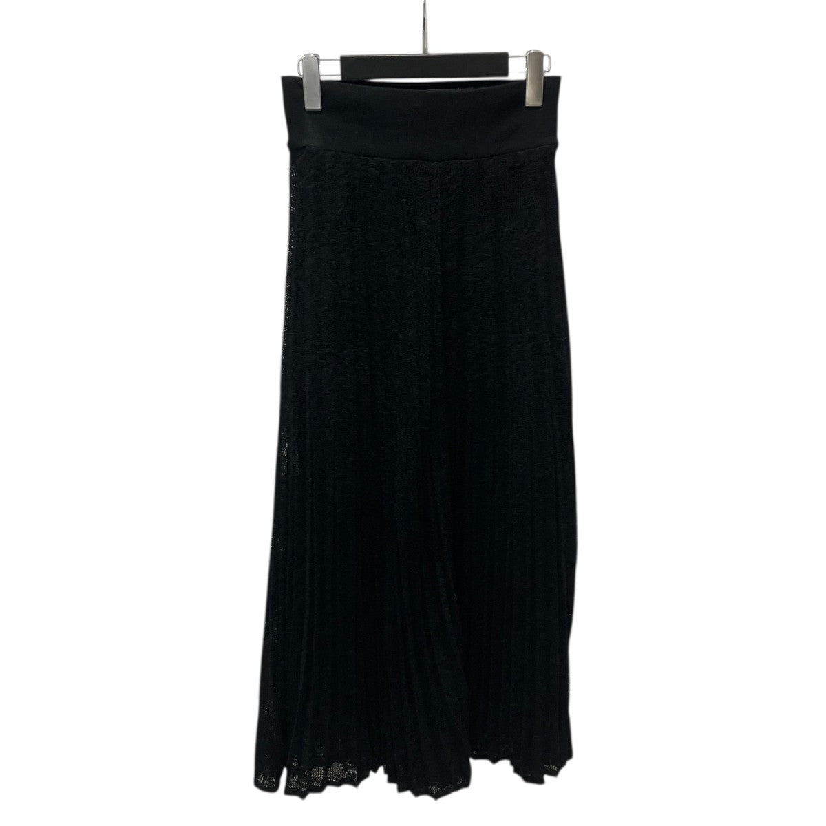 mame kurogouchi Knit Jacquard Pleats Skirtロングスカートmm17aw-kn012 古着・中古-2枚目のアイテム画像