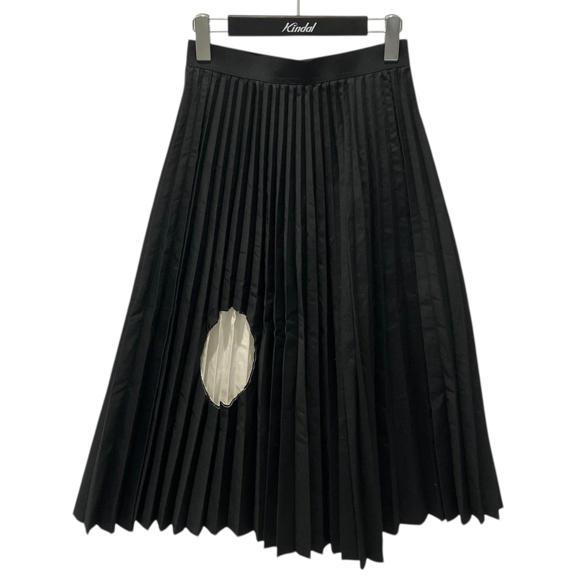 TOGA Bonding Pleats Skirt 穴開きデザインロングスカートta12-fg013 古着・中古-1枚目のアイテム画像