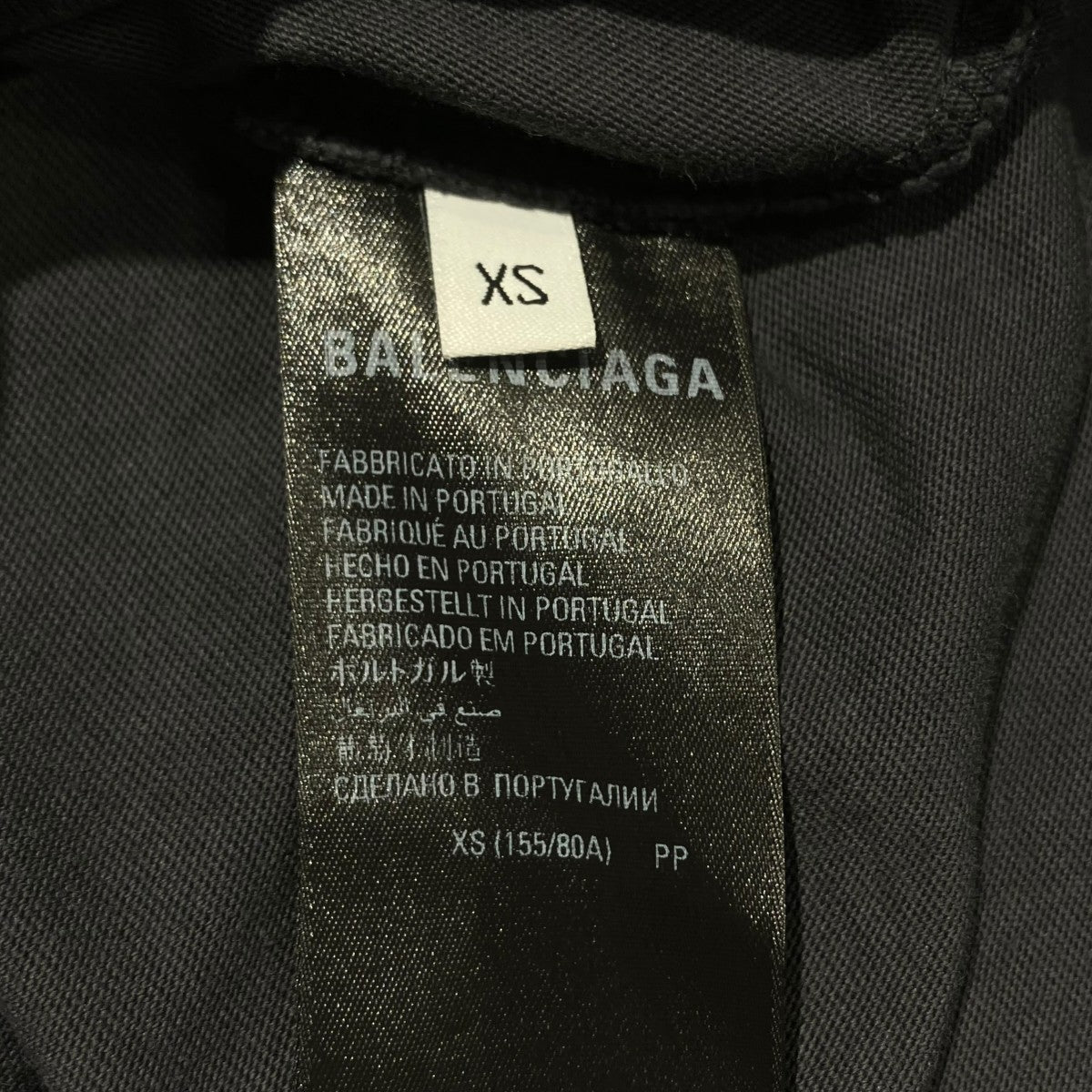 BALENCIAGA ロゴ刺繍Tシャツ612965 古着・中古-5枚目のアイテム画像