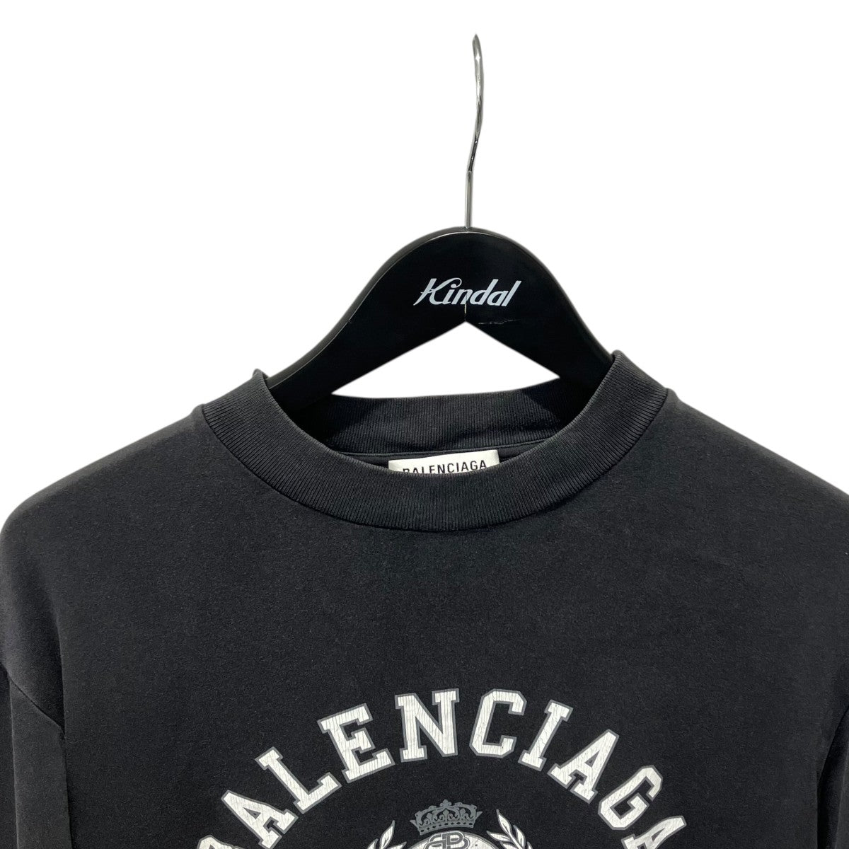 BALENCIAGA(バレンシアガ) VARSITY LOGO L S TEE長袖Tシャツ698349