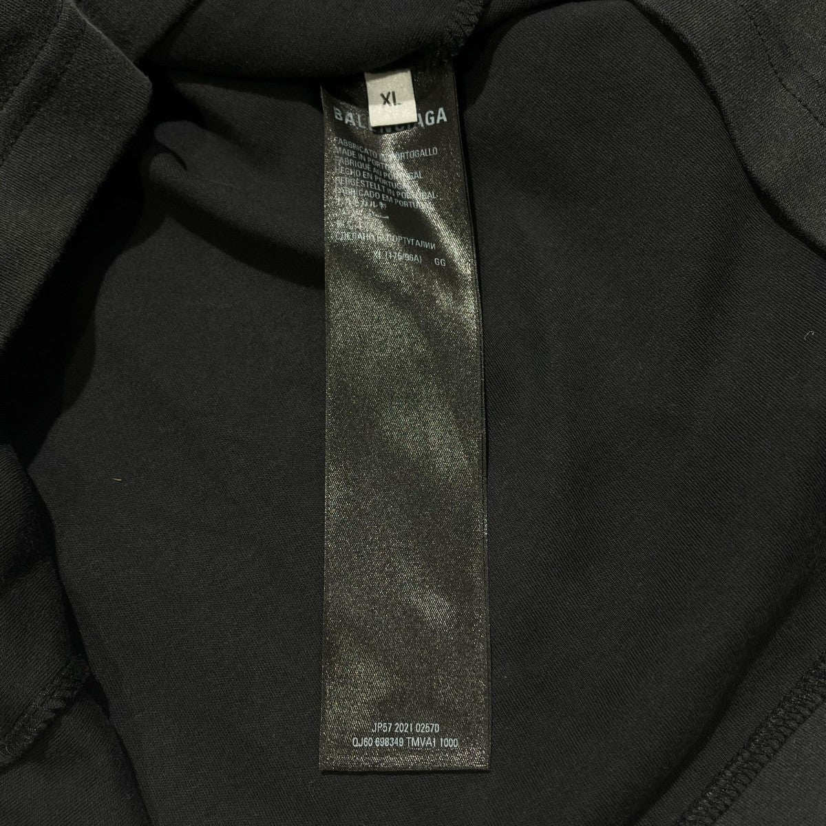 BALENCIAGA VARSITY LOGO L S TEE長袖Tシャツ698349 古着・中古-5枚目のアイテム画像