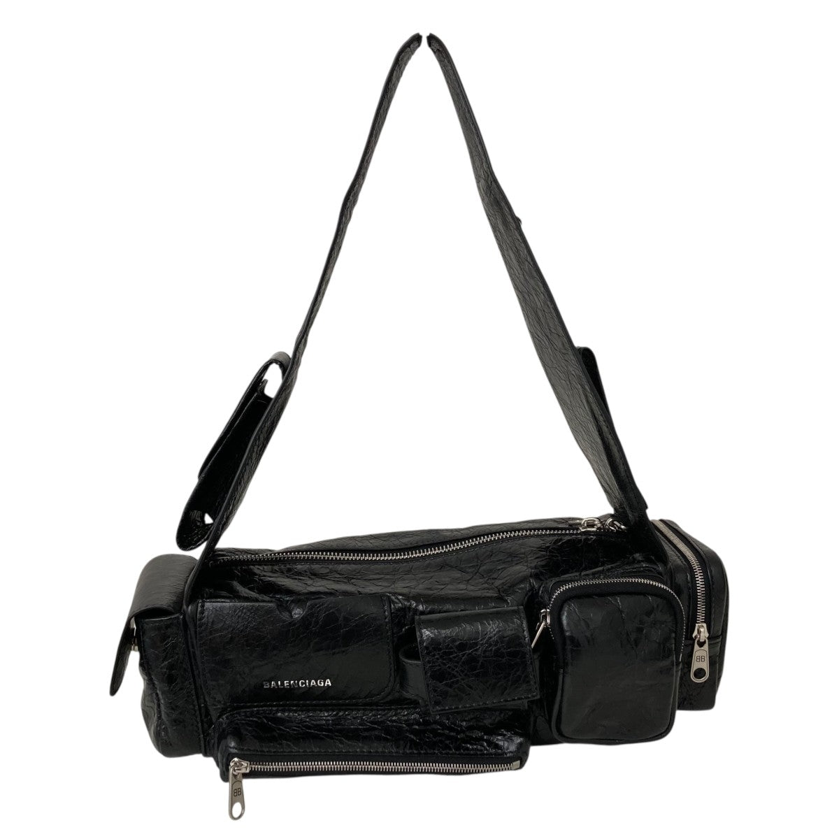 BALENCIAGA SUPERBUSY SLING BAG XSレザーショルダーバッグ762516 古着・中古-1枚目のアイテム画像