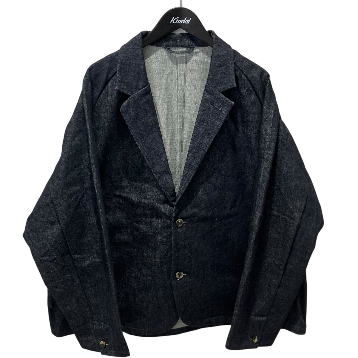Sillage VESTE TWO BUTTON ORGANIC DENIM ONE WASHデニムジャケット 古着・中古-1枚目のアイテム画像