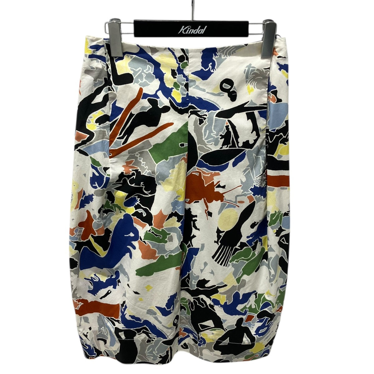 JIL SANDER マルチカラースカート総柄スカート356809 古着・中古-1枚目のアイテム画像