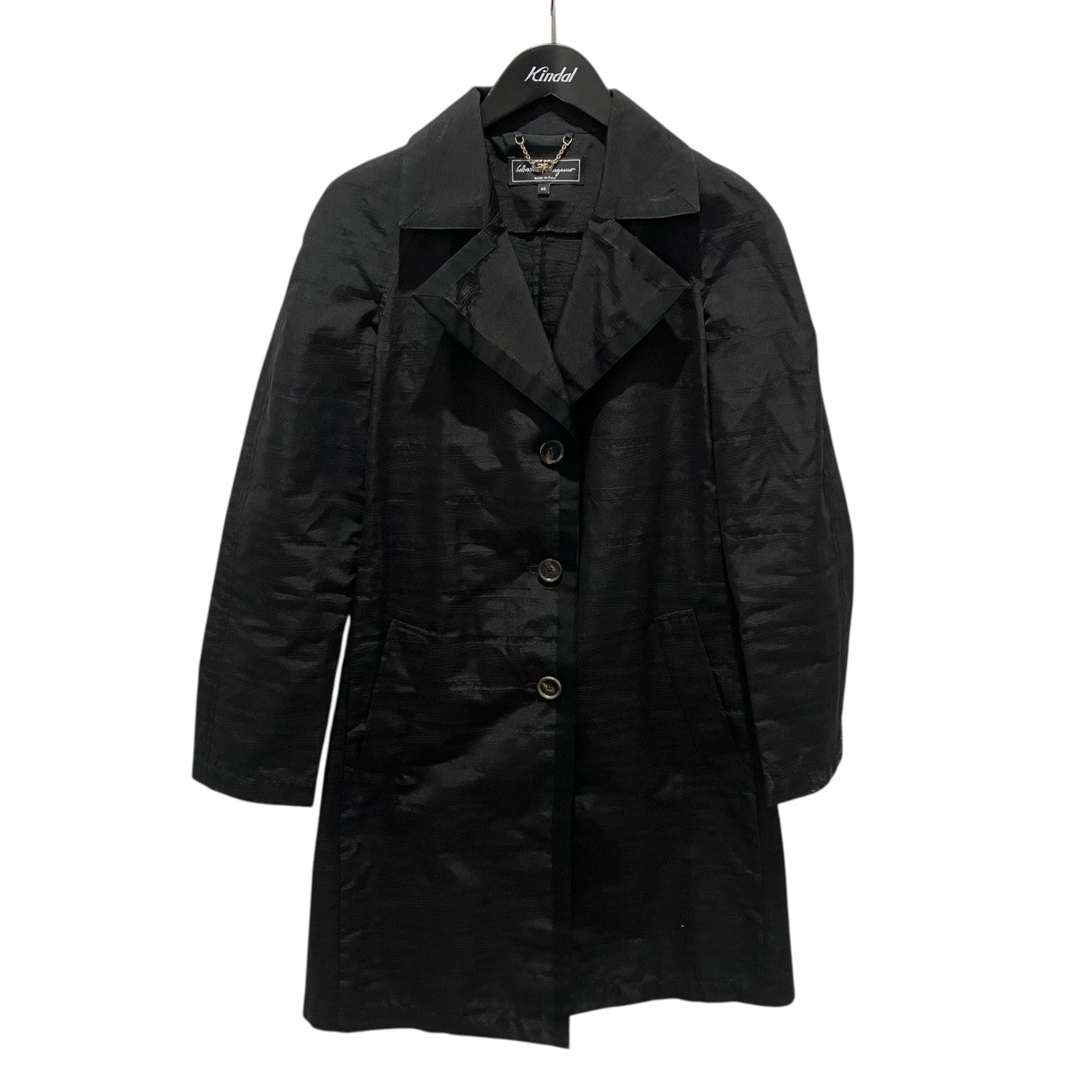 Salvatore Ferragamo コットンポリ コートコート 古着・中古-1枚目のアイテム画像