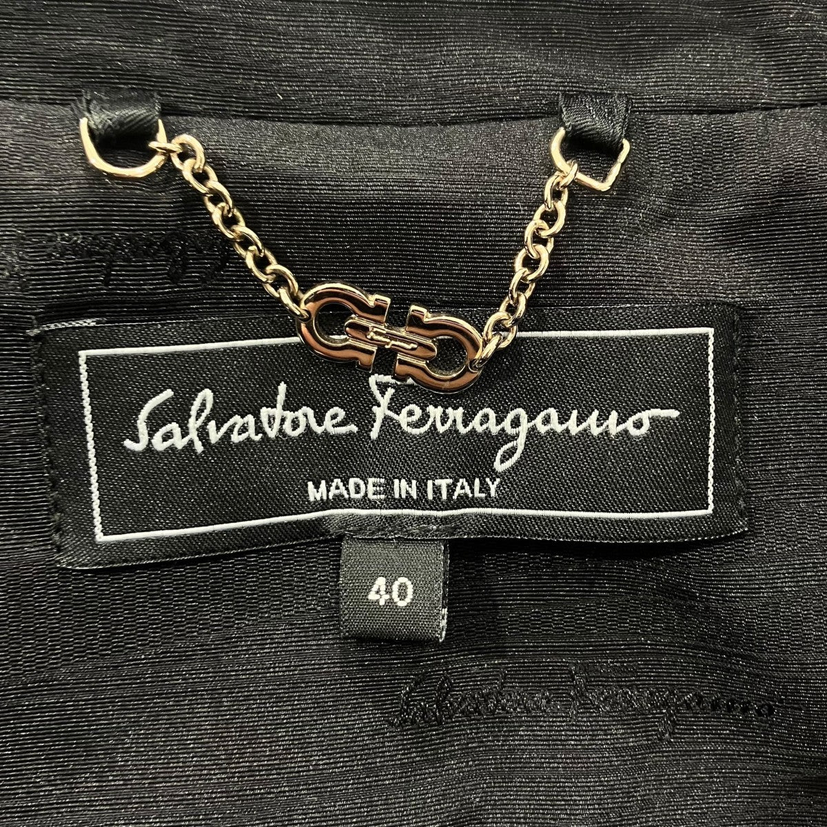 Salvatore Ferragamo コットンポリ コートコート 古着・中古-5枚目のアイテム画像