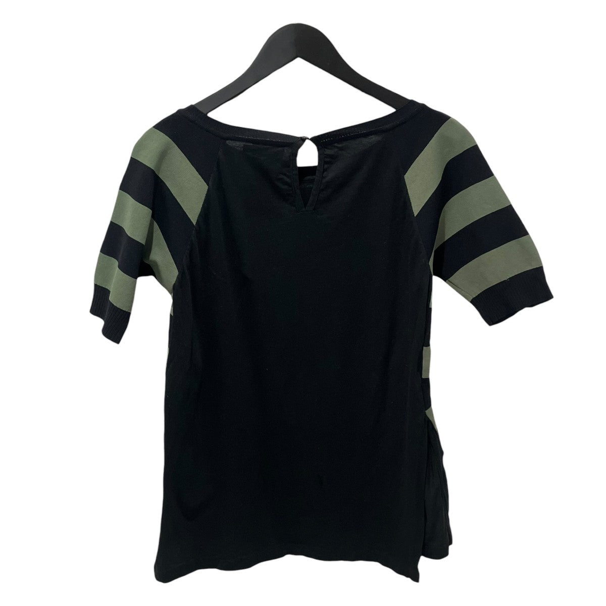 MONCLER サイドスリットボーダーカットソー半袖カットソー41093908370099199 古着・中古-2枚目のアイテム画像