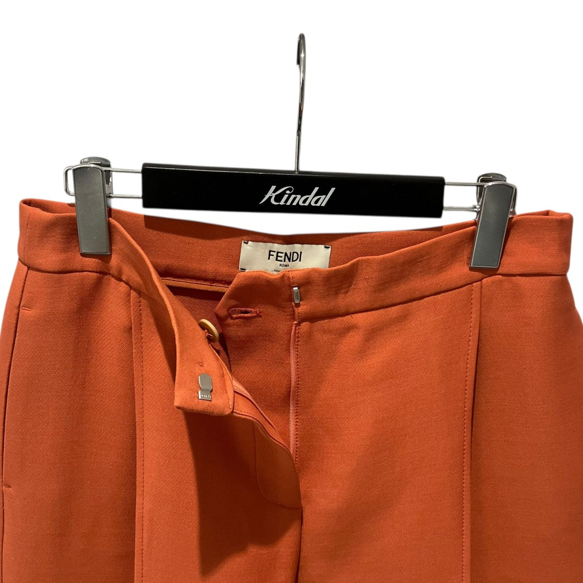 FENDI Cropped Tailored TrousersワイドパンツFR6096 46R 古着・中古-3枚目のアイテム画像