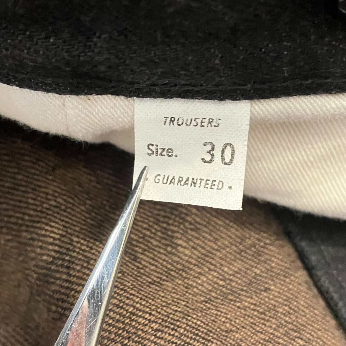 TROPHY CLOTHING×AMERICAN WANNABE blackie denim slacksジーンズ 古着・中古-6枚目のアイテム画像