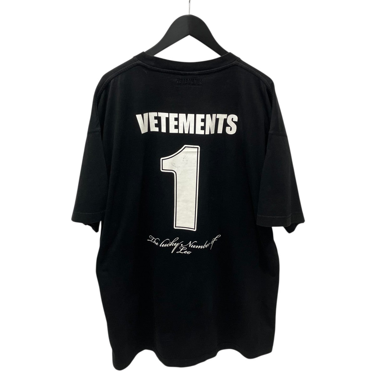 VETEMENTS UAH20TR901 PLANET NUMBER半袖カットソー 古着・中古-2枚目のアイテム画像