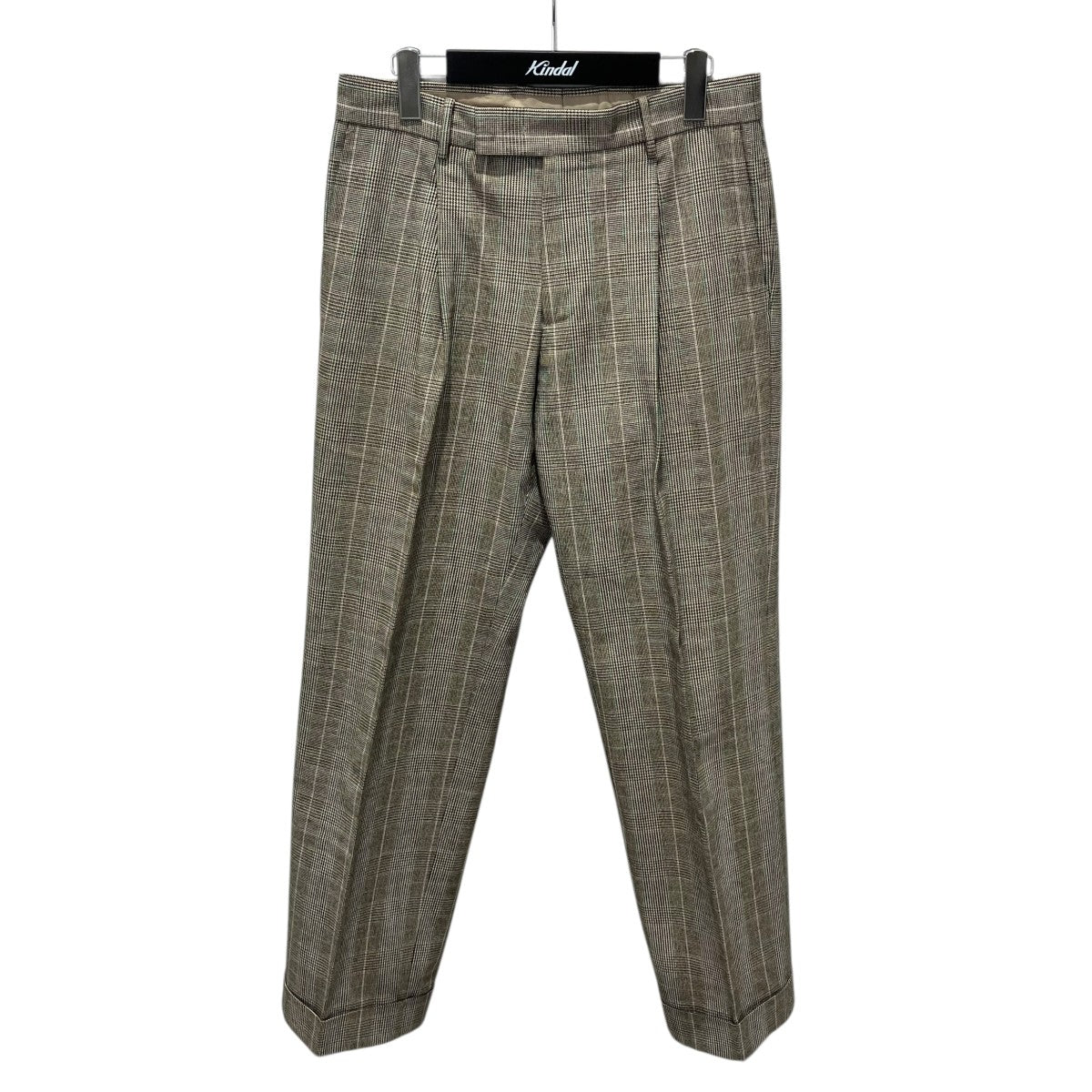 PT TORINO QUINDICI グレンッチェックスラックス 古着・中古-1枚目のアイテム画像