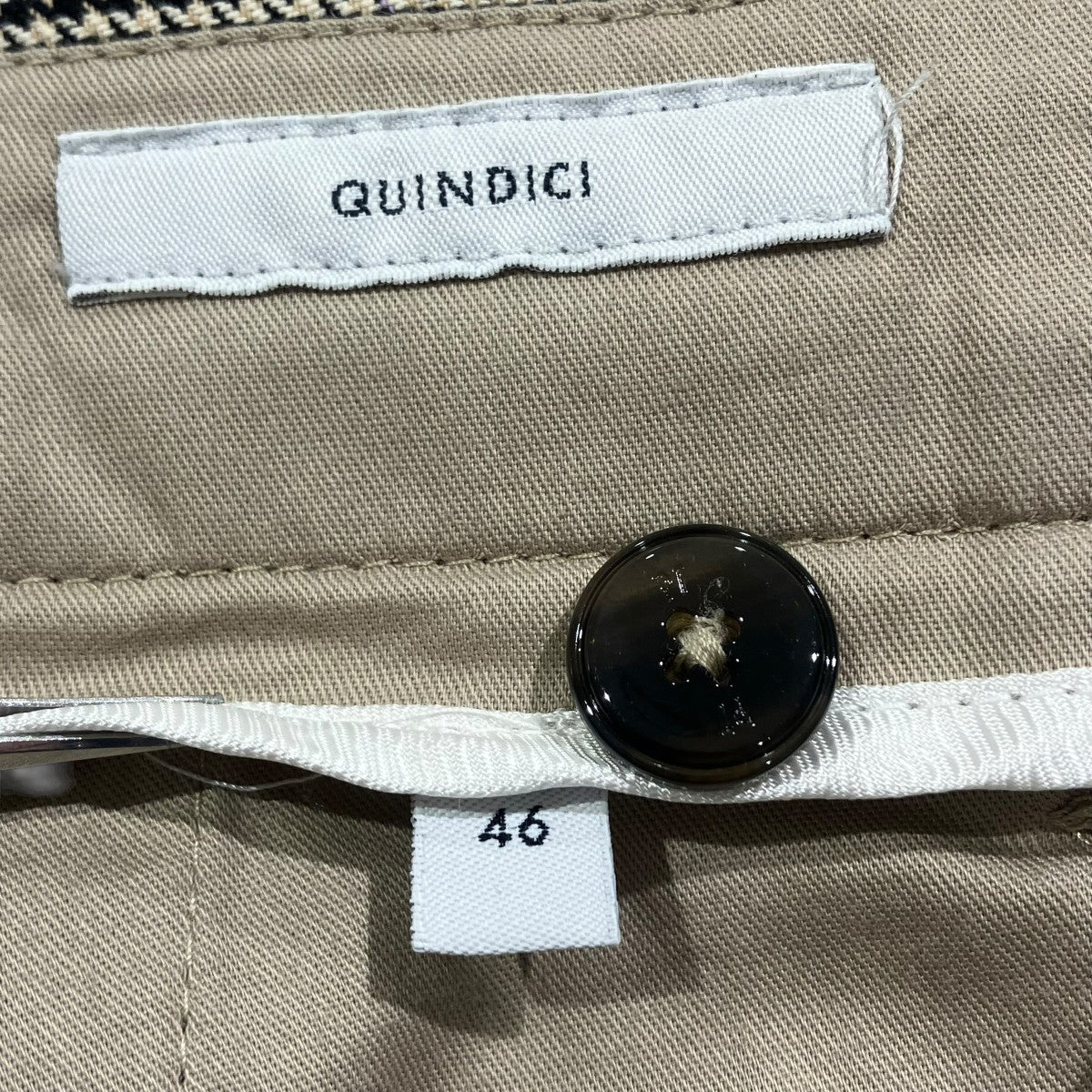 PT TORINO QUINDICI グレンッチェックスラックス 古着・中古-6枚目のアイテム画像