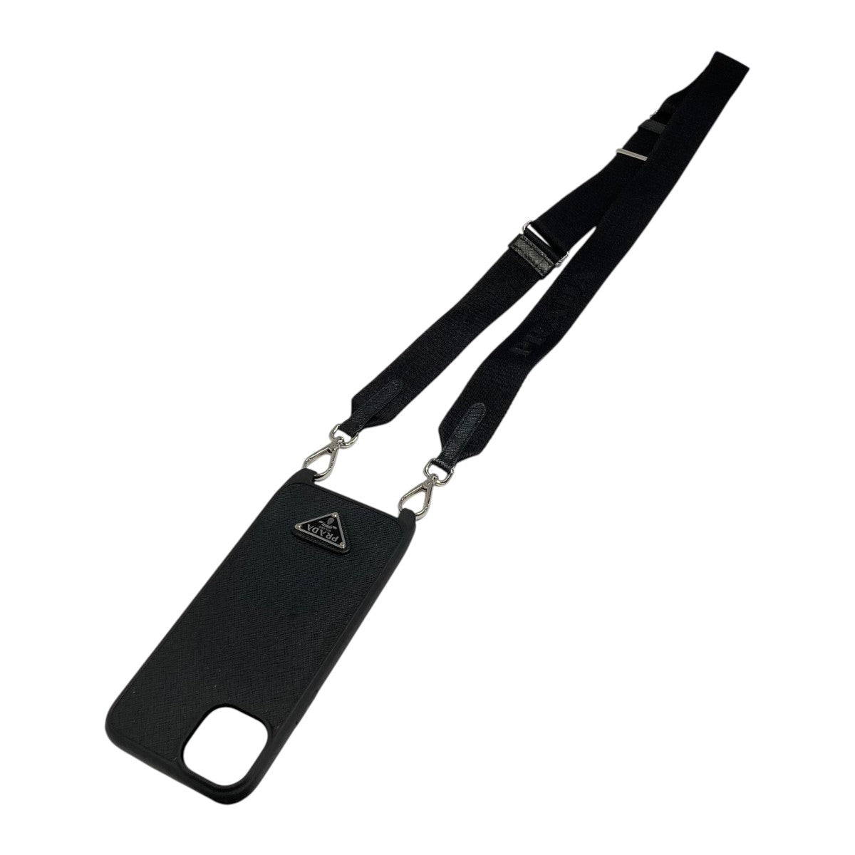 PRADA iPhone 14 Plus用ショルダー付きスマホケース 古着・中古-1枚目のアイテム画像